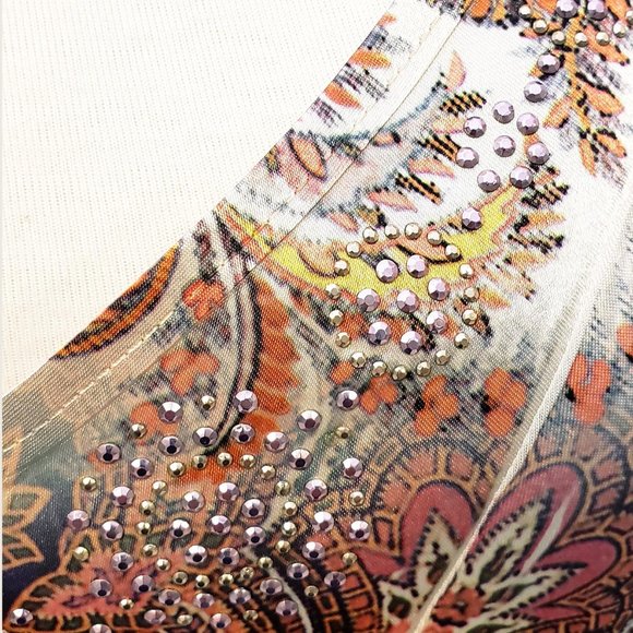 APT.9 Empire Paisley Top NWOT - Picture 3 of 9